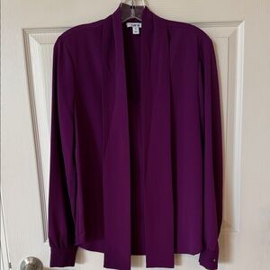 Bar III Rich Purple Women's Blouse